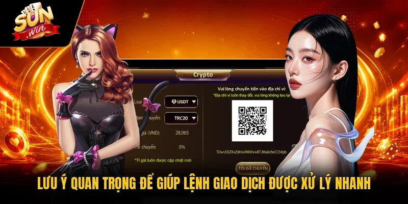 Lưu ý quan trọng để giúp lệnh giao dịch được xử lý nhanh