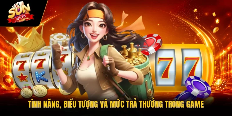 Tính năng, biểu tượng và mức trả thưởng trong game